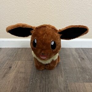 Used Build A Bear Workshop Pokemon Eevee 16" Plush Stuffed Animal Toy Nintendo